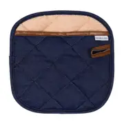 LUVA FORNO COM PEGADOR THE BEST CHEF - JEANS AZUL/MARROM - Foto 3