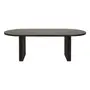 MESA DE JANTAR OVAL 2,20 M X 1 M LINHAS - PRETO - Foto 1
