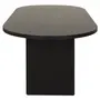 MESA DE JANTAR OVAL 2,20 M X 1 M LINHAS - PRETO - Foto 3