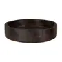 CENTRO DE MESA 25 CM LITHO - ENCERADO CASTANHO - Foto 1