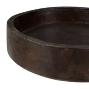 CENTRO DE MESA 25 CM LITHO - ENCERADO CASTANHO - Foto 2
