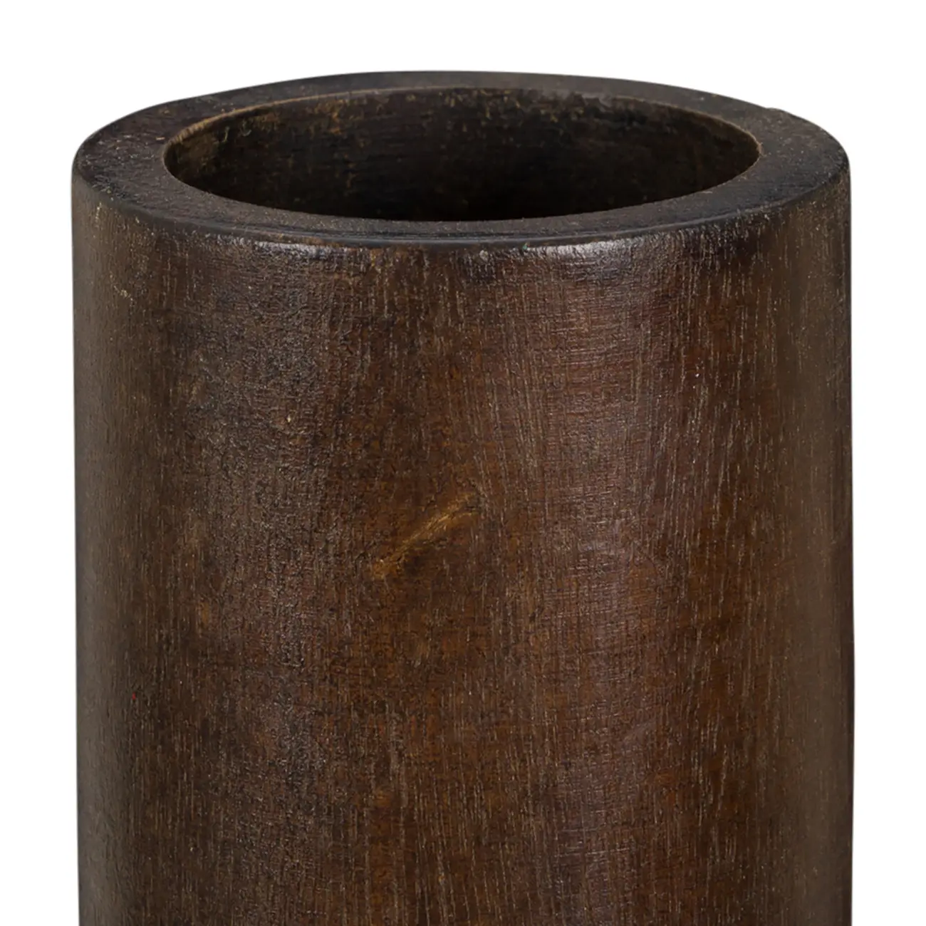 VASO DECORATIVO 30 CM LITHO - ENCERADO CASTANHO - Foto 2