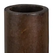 VASO DECORATIVO 30 CM LITHO - ENCERADO CASTANHO - Foto 2