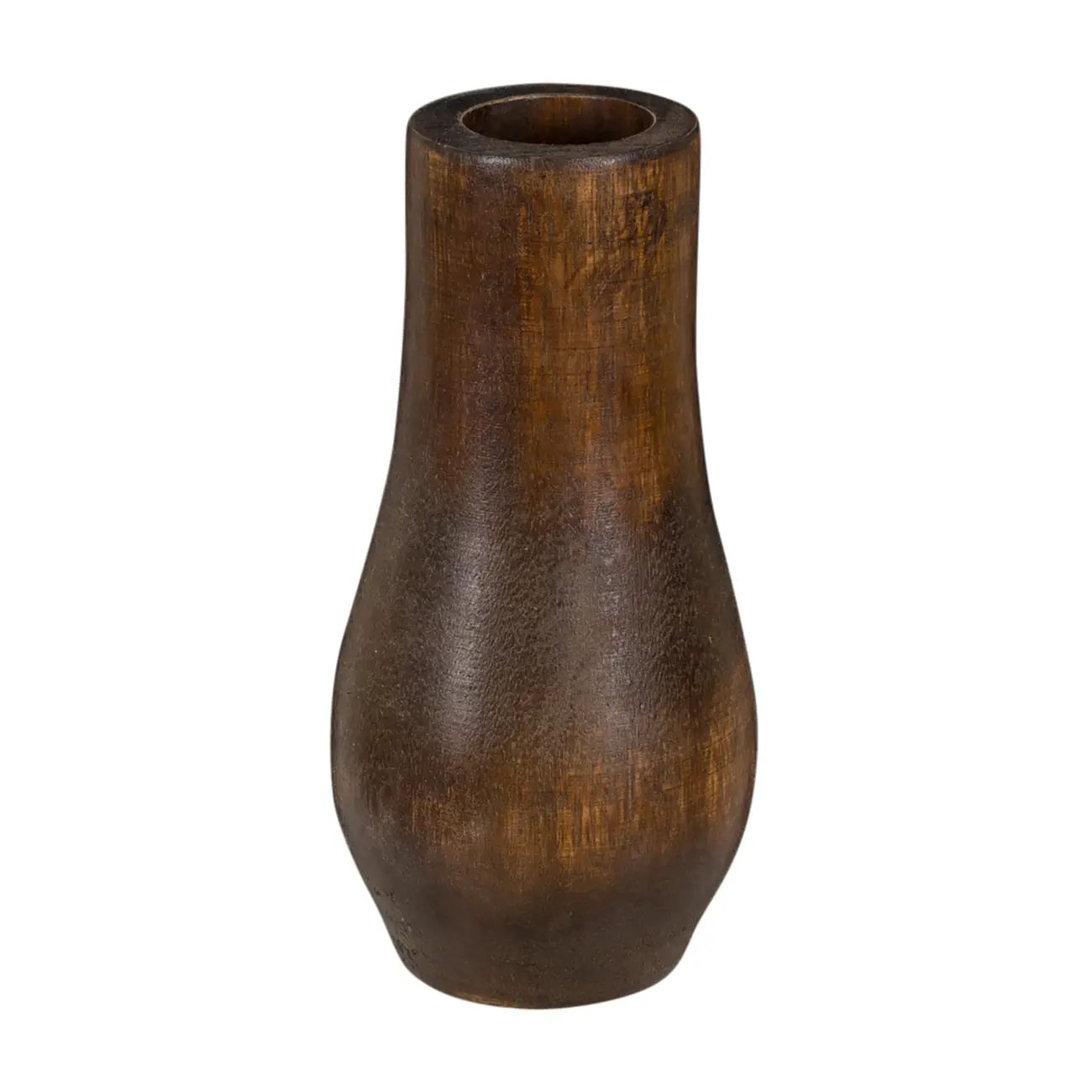 VASO DECORATIVO 17 CM LITHO - ENCERADO CASTANHO - Foto 1
