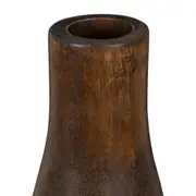 VASO DECORATIVO 17 CM LITHO - ENCERADO CASTANHO - Foto 2