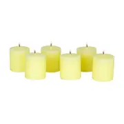 VELA PILAR CITRONELA COM 6 SOSSEGO MINI - AMARELO - Foto 2