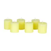 VELA PILAR CITRONELA COM 6 SOSSEGO MINI - AMARELO - Foto 3