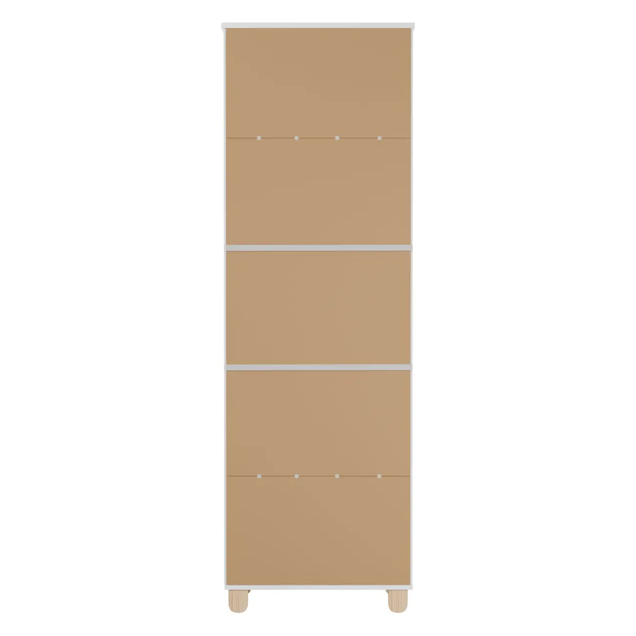 GUARDA-ROUPA INFANTIL 2 PORTAS/2 GAVETAS SWEET - BRANCO/PINUS NATURAL - Foto 6