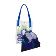 BOLSA DE PRAIA TIGAÍTI - VERDE/AZUL - Foto 2