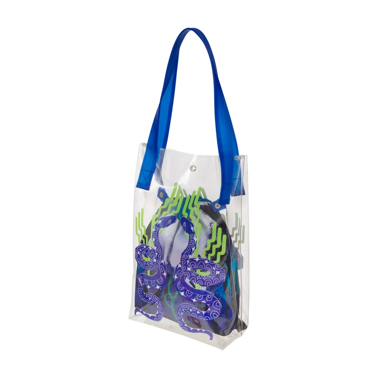BOLSA DE PRAIA TIGAÍTI - VERDE/AZUL - Foto 3