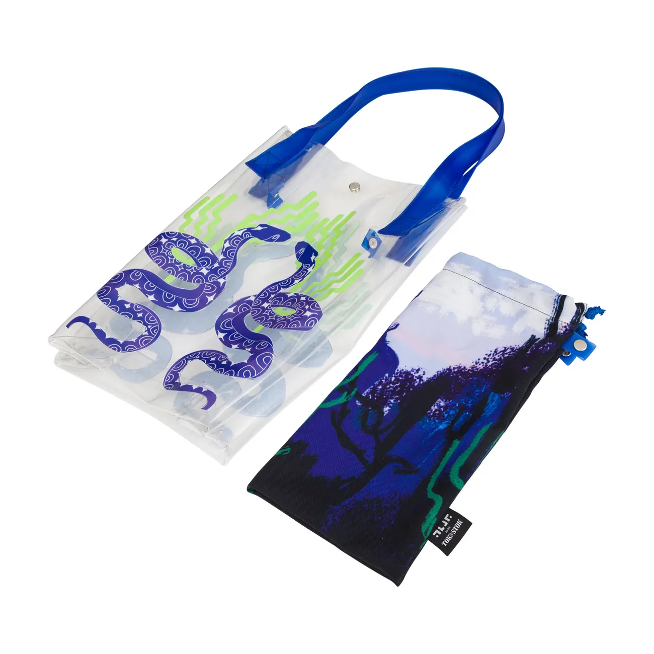 BOLSA DE PRAIA TIGAÍTI - VERDE/AZUL - Foto 7