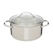 JOGO DE PANELAS INDUÇÃO COM 5 UNA - INOX/INCOLOR - Foto 2