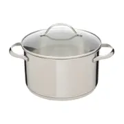 JOGO DE PANELAS INDUÇÃO COM 5 UNA - INOX/INCOLOR - Foto 3