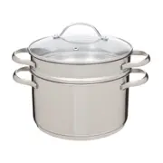JOGO DE PANELAS INDUÇÃO COM 5 UNA - INOX/INCOLOR - Foto 6