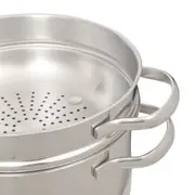 JOGO DE PANELAS INDUÇÃO COM 5 UNA - INOX/INCOLOR - Foto 8