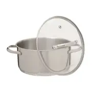 JOGO DE PANELAS INDUÇÃO COM 5 UNA - INOX/INCOLOR - Foto 9