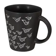 CANECA 200 ML RESPIRO PÁSSAROS I - PRETO/NATURAL - Foto 2