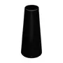 PRETO - VASO 18 CM TE QUIERO CONE