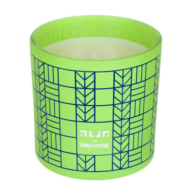 VELA PERFUMADA POTE PAU ROSA TIGAÍTI - VERDE/AZUL - Foto 1