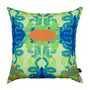 ALMOFADA 60 CM X 60 CM TIGAÍTI - VERDE/AZUL - Foto 1