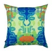 ALMOFADA 60 CM X 60 CM TIGAÍTI - VERDE/AZUL - Foto 3