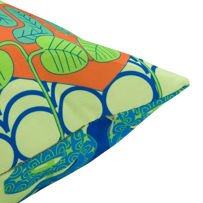 ALMOFADA 60 CM X 60 CM TIGAÍTI - VERDE/AZUL - Foto 4