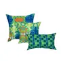 ALMOFADA 60 CM X 60 CM TIGAÍTI - VERDE/AZUL - Foto 5