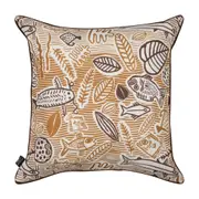 ALMOFADA DUPLA FACE 60 CM X 60 CM DABUKURI PIRACEMA - MARROM/ZAFRON - Foto 3