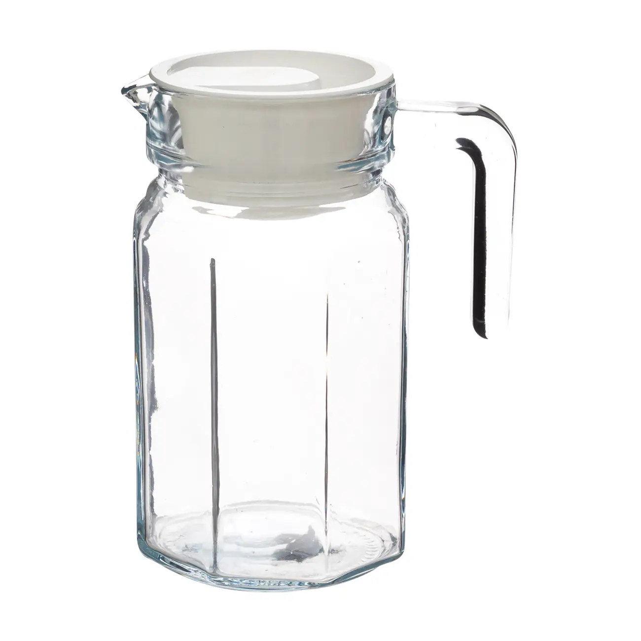 JARRA 550 ML HAZEN - INCOLOR/BRANCO - Foto 1