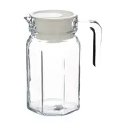 JARRA 550 ML HAZEN - INCOLOR/BRANCO - Foto 1