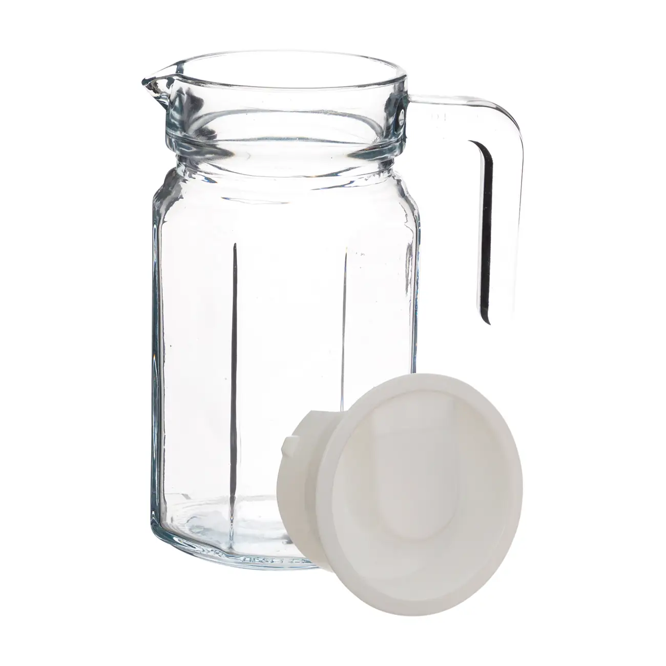 JARRA 550 ML HAZEN - INCOLOR/BRANCO - Foto 2