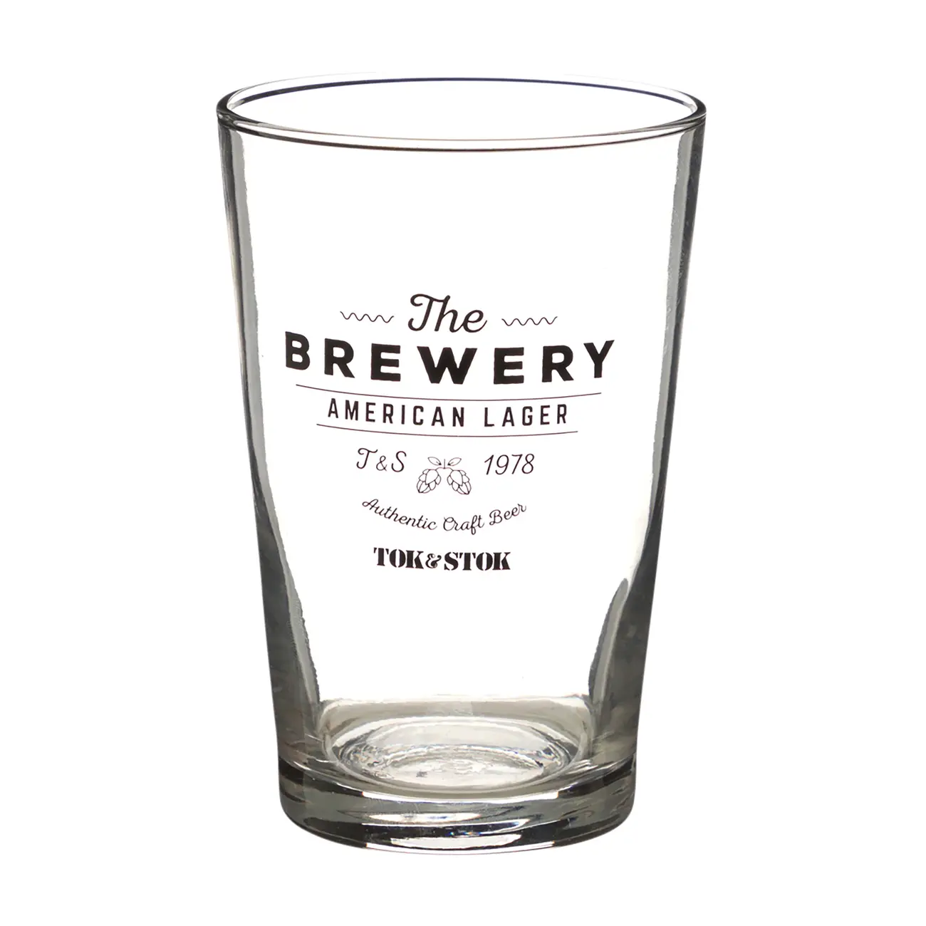 COPO CERVEJA LAGER 350 ML THE BREWERY - INCOLOR/PRETO - Foto 1