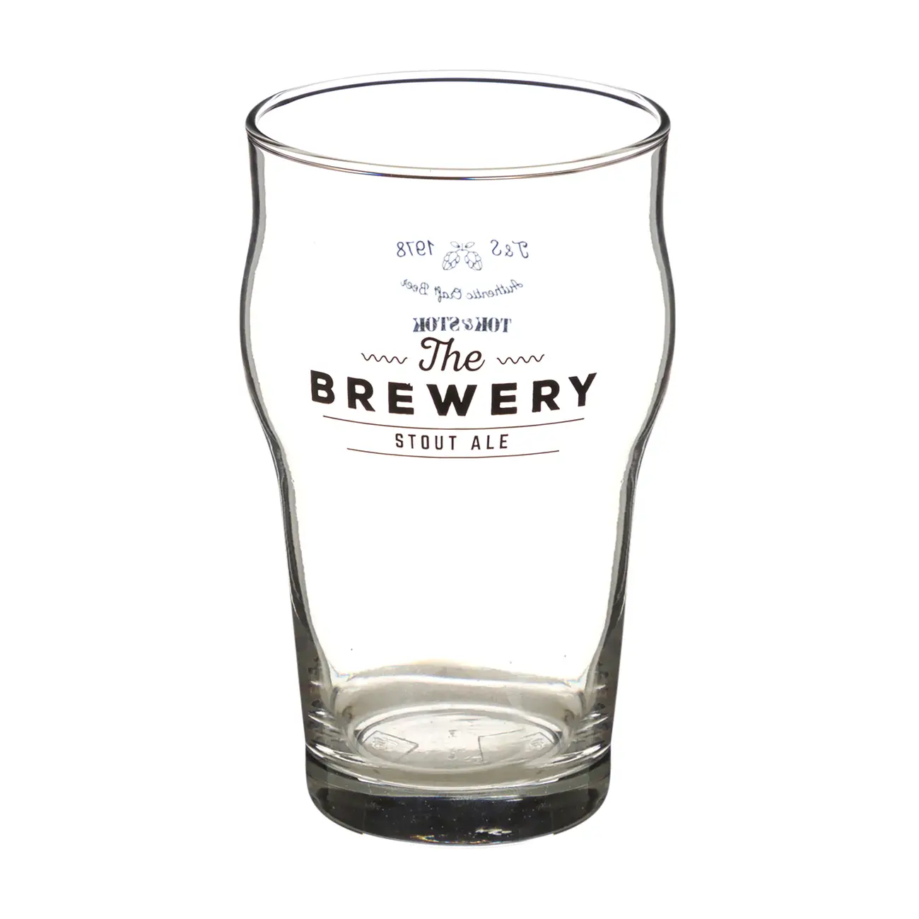 COPO CERVEJA STOUT ALE 470 ML THE BREWERY - INCOLOR/PRETO - Foto 1
