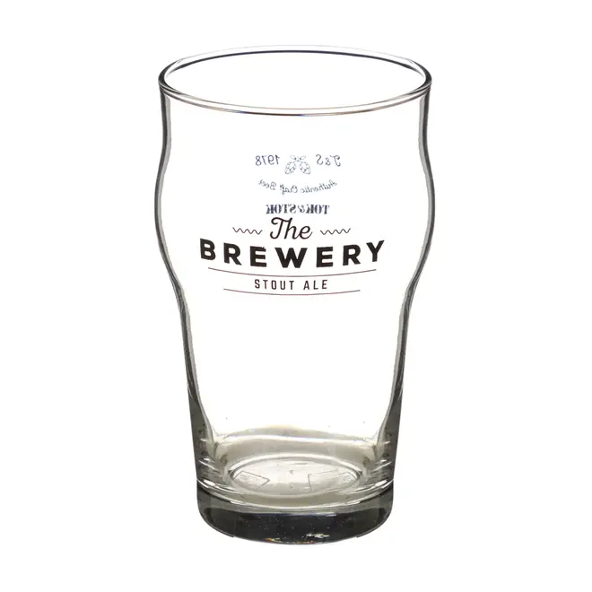 COPO CERVEJA STOUT ALE 470 ML THE BREWERY - INCOLOR/PRETO - Foto 1