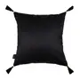 CAPA DE ALMOFADA 43 CM X 43 CM ANTI-HESITAÇÃO - PRETO/ OFFWHITE - Foto 3