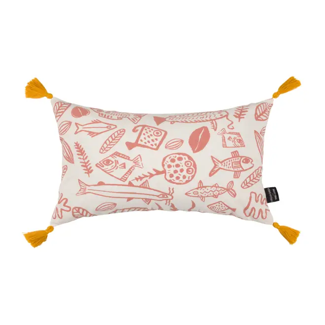 CAPA DE ALMOFADA 50 CM X 30 CM DABUKURI PIRACEMA - ZAFFRON - Foto 1