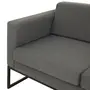 SOFÁ 2 LUGARES DETROIT - CINZA/PRETO - Foto 6