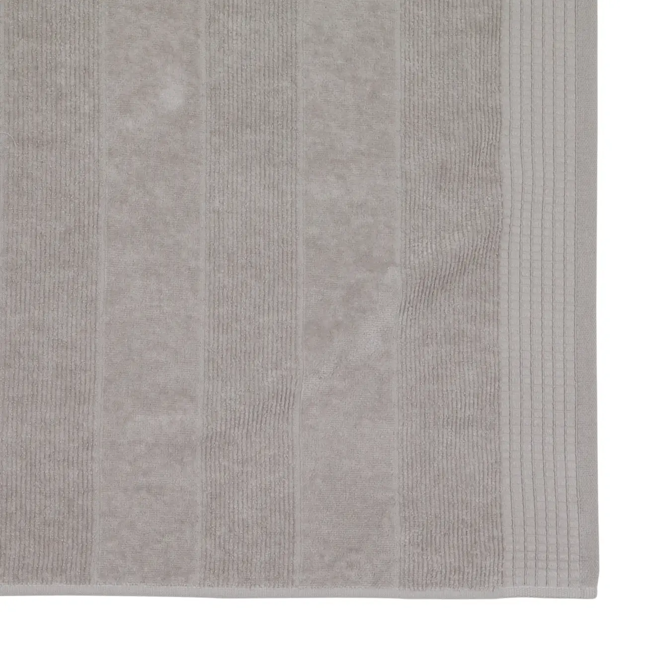 TOALHA DE BANHO GIGANTE 1,50 M X 90 CM DOUX AU TOUCHER - CINZA PROVENCE - Foto 2