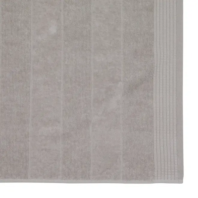 TOALHA DE BANHO GIGANTE 1,50 M X 90 CM DOUX AU TOUCHER - CINZA PROVENCE - Foto 2