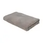 TOALHA DE BANHO 1,35 M X 70 CM DOUX AU TOUCHER - CINZA PROVENCE - Foto 1