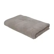 TOALHA DE BANHO 1,35 M X 70 CM DOUX AU TOUCHER - CINZA PROVENCE - Foto 1