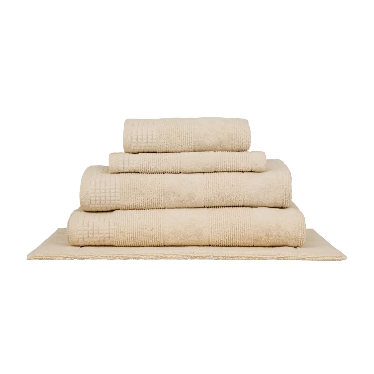 TOALHA DE ROSTO 80 CM X 48 CM DOUX AU TOUCHER - NATURAL - Foto 5