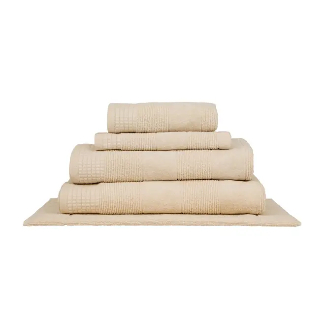 TOALHA DE ROSTO 80 CM X 48 CM DOUX AU TOUCHER - NATURAL - Foto 5