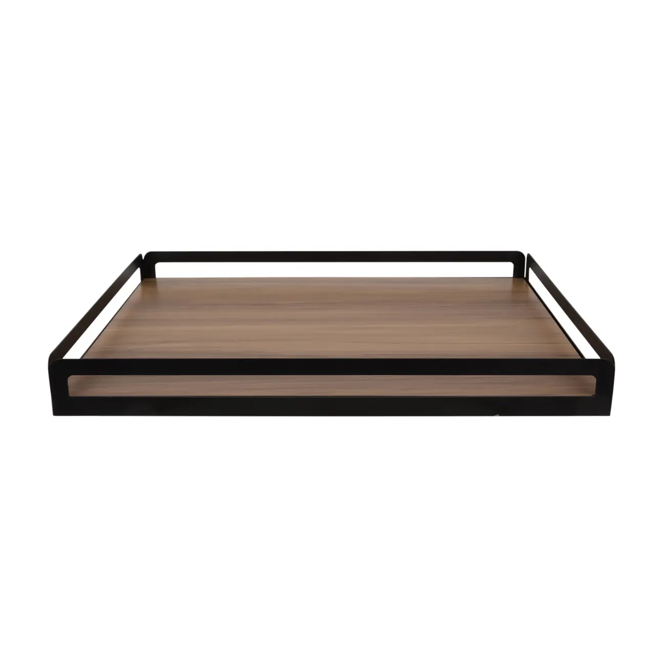 BANDEJA 49 CM X 37 CM MAXS - NOZES/PRETO - Foto 1