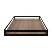BANDEJA 49 CM X 37 CM MAXS - NOZES/PRETO - Foto 3