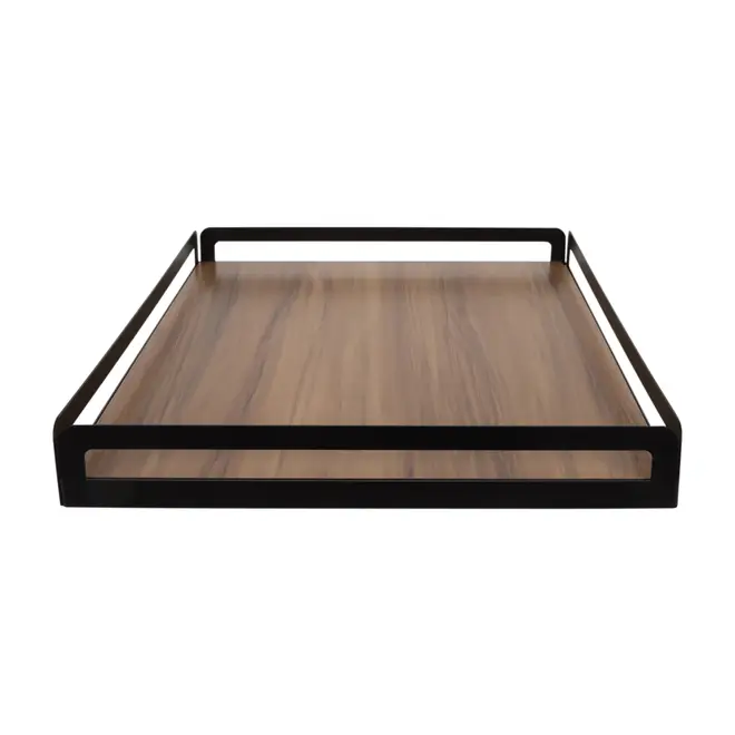 BANDEJA 49 CM X 37 CM MAXS - NOZES/PRETO - Foto 3