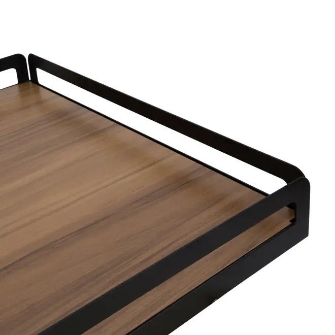 BANDEJA 49 CM X 37 CM MAXS - NOZES/PRETO - Foto 4