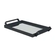 BANDEJA 35 CM X 18 CM ANNY - KONKRET/PRATA - Foto 2