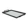 BANDEJA 50 CM X 28 CM ANNY - KONKRET/PRATA - Foto 2