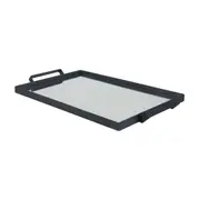 BANDEJA 50 CM X 28 CM ANNY - KONKRET/PRATA - Foto 2